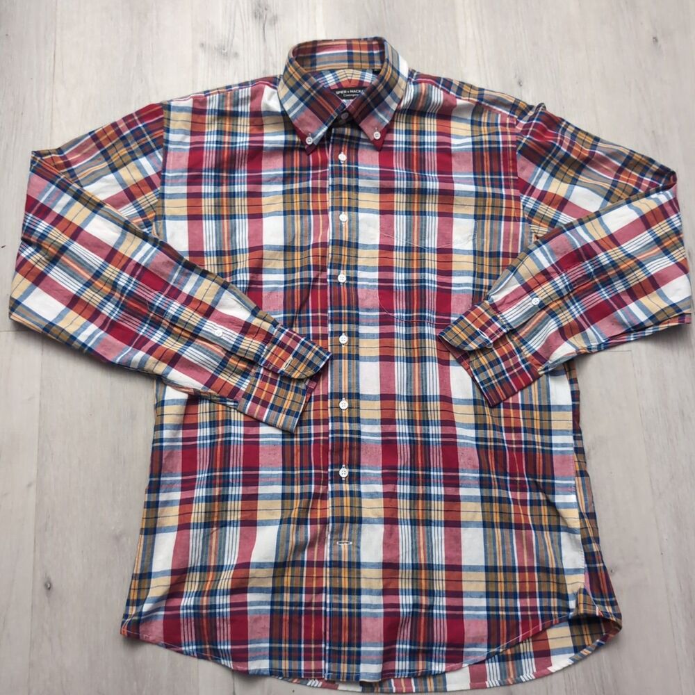 Spier & Mackay Contemporary Shirt Mens 16.5 Button Up Dress Shirt